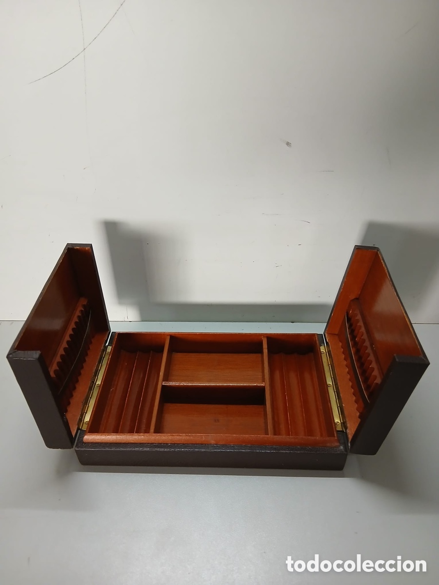 Coleccionismo: Humidor de puros de madera - Foto 2