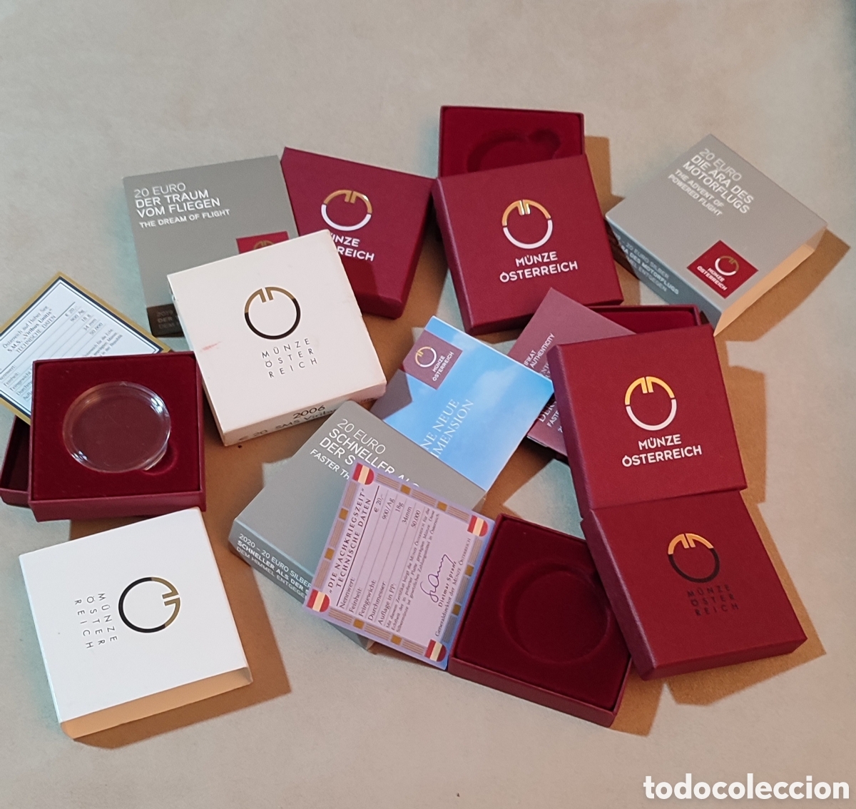 Coleccionismo: Lote 5 cajas austria - Foto 4