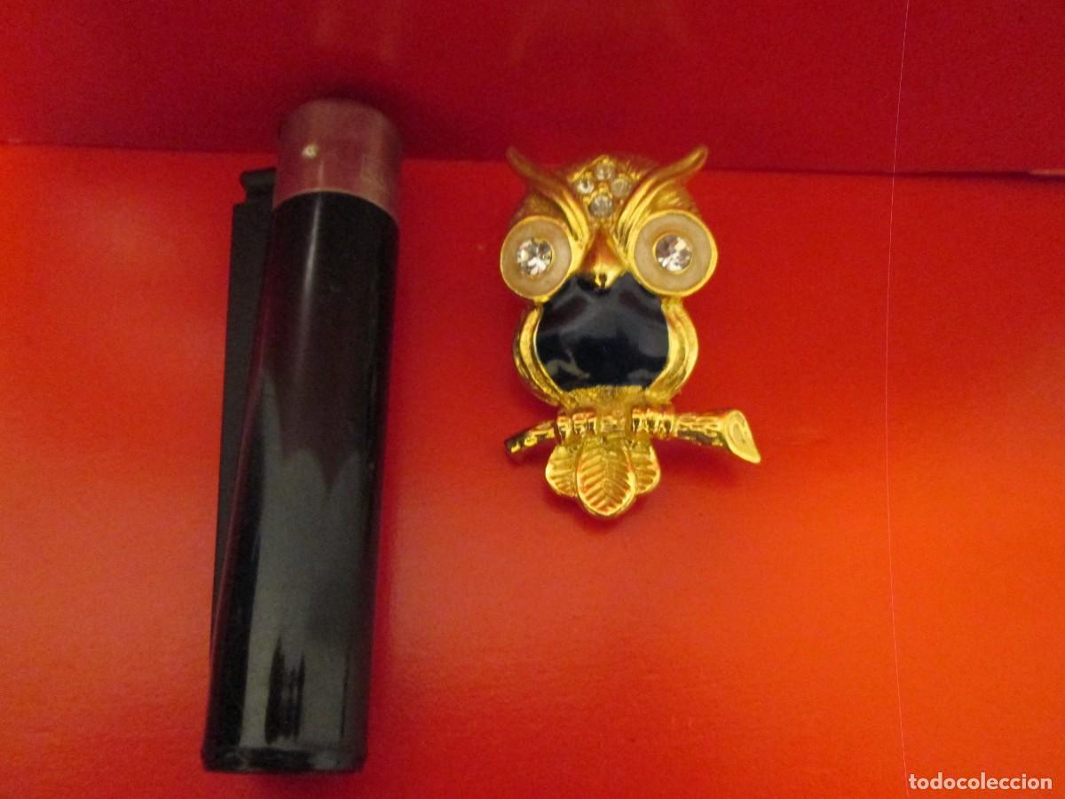 Coleccionismo: BUHO BROCHE DE AGUJA - Foto 1