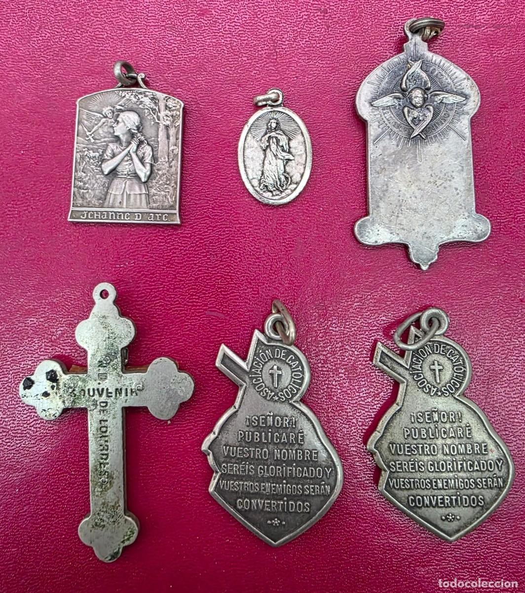 Collectionnisme: Colecci&oacute;n de Medallas Religiosas Antiguas en Metal &ndash; Santos, V&iacute;rgenes y Crucifijo