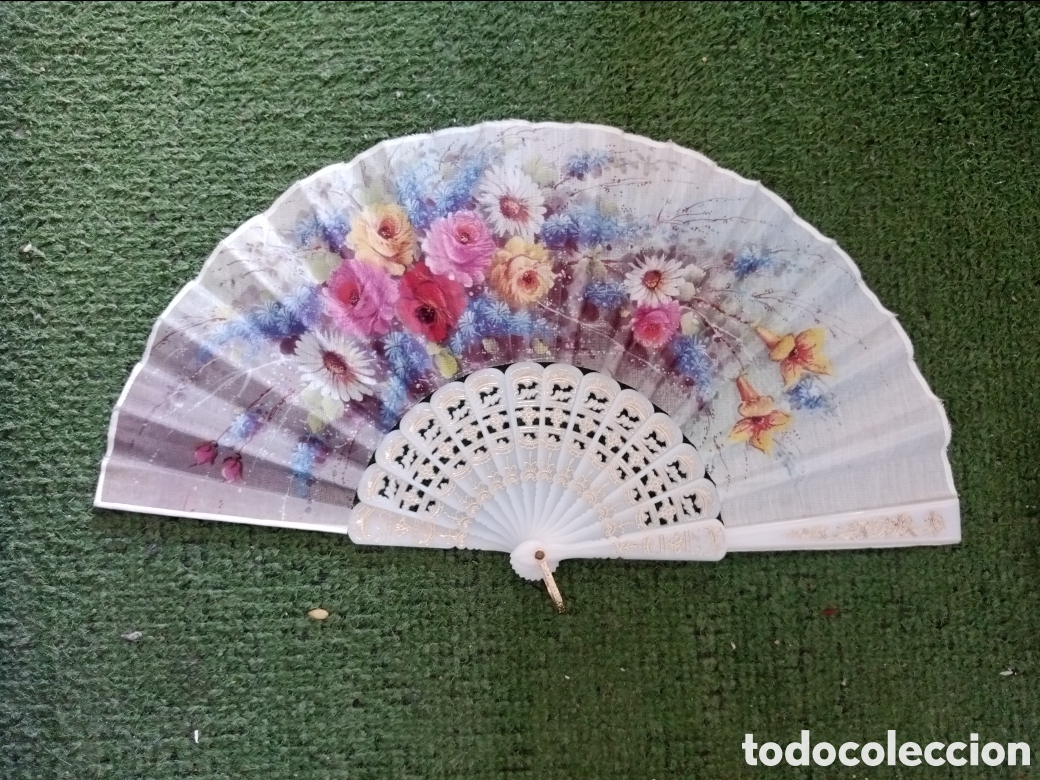 Coleccionismo: Abanico blanco antiguo - Foto 1
