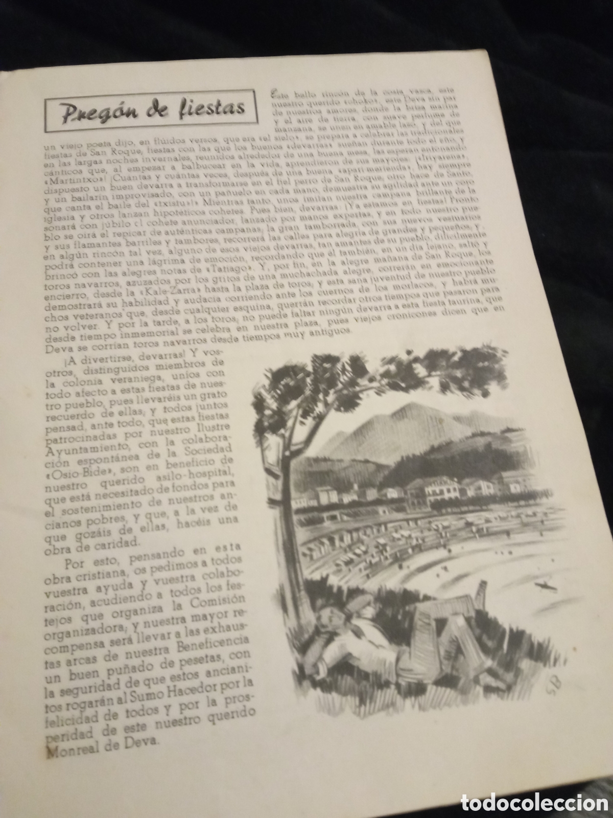 Coleccionismo: Programa Oficial de Festejos de DEVA de 1947 - Foto 5