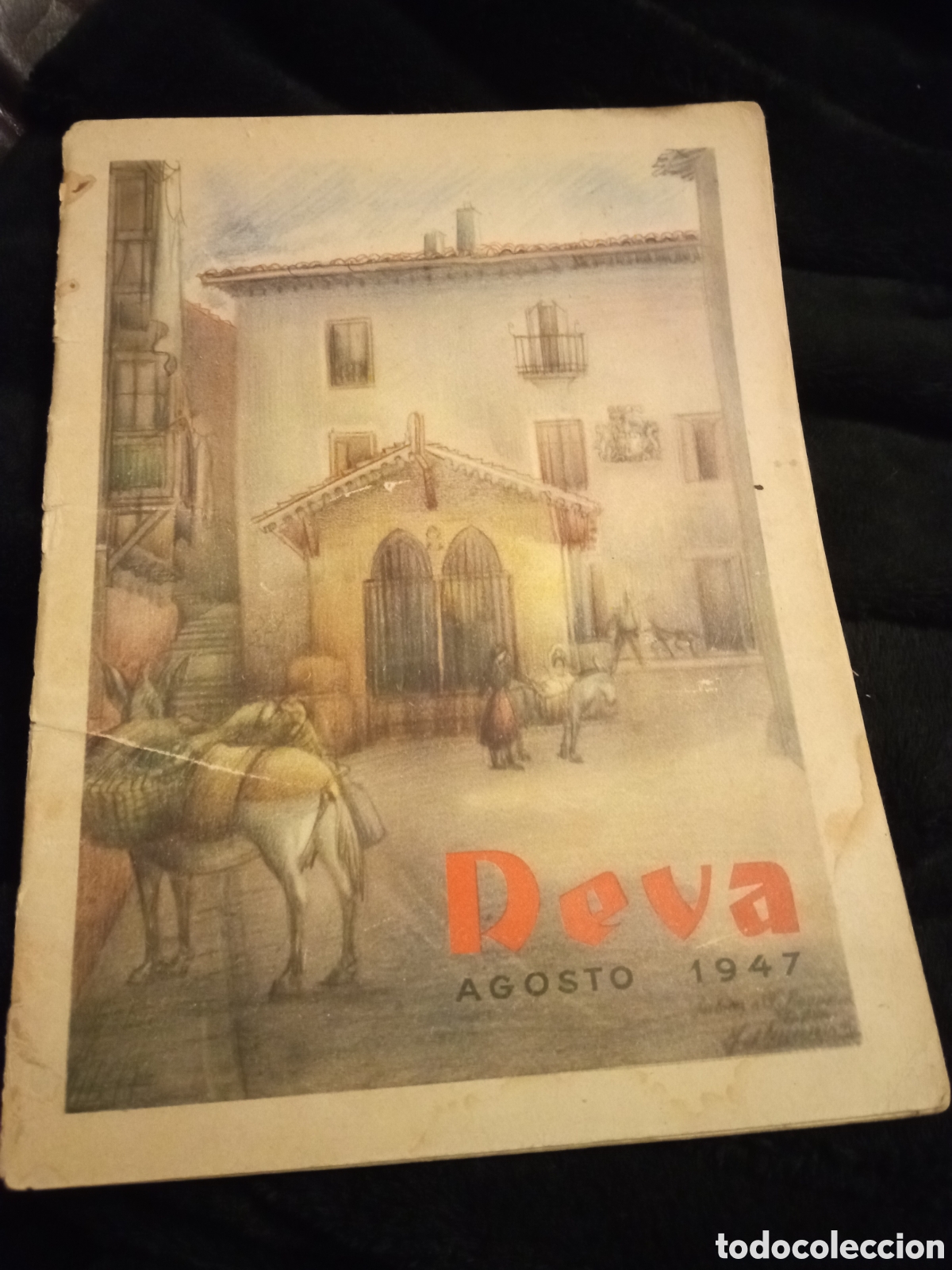 Coleccionismo: Programa Oficial de Festejos de DEVA de 1947 - Foto 1
