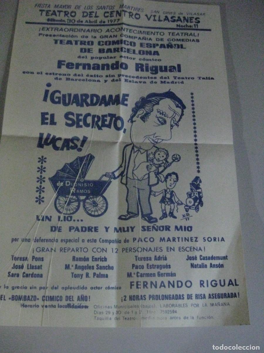 Coleccionismo: SAN GINES DE VILASAR ** PROGRAMA CENTRO VILASANES 1977 - Foto 1