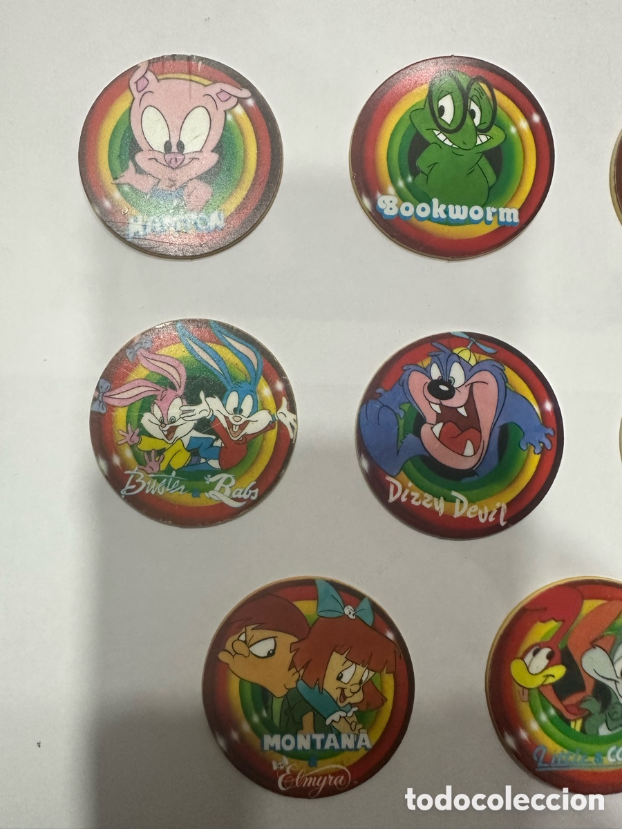 Coleccionismo: Lote 8 Tazos MegaTazo Tiny Toon - Foto 4