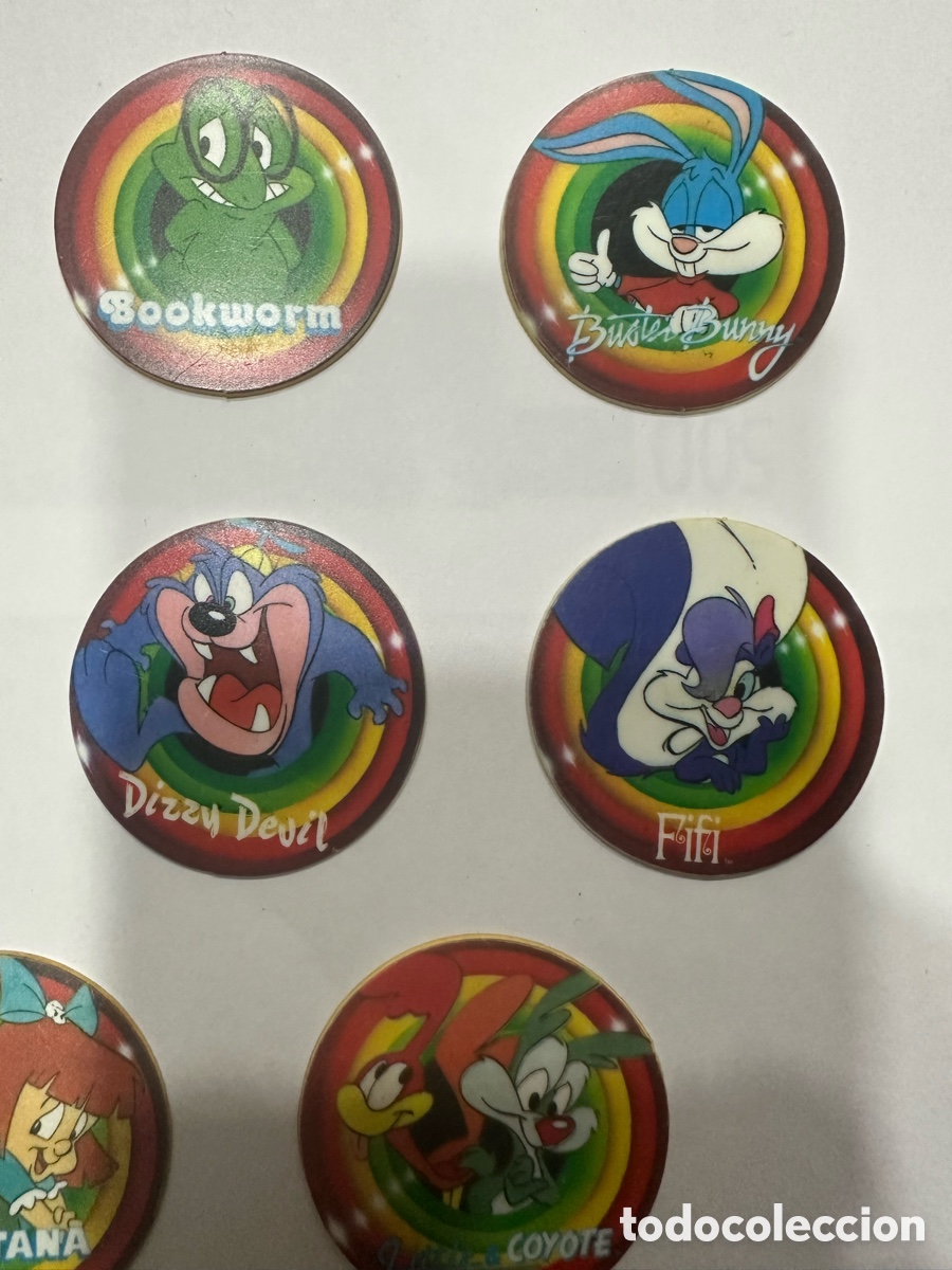 Coleccionismo: Lote 8 Tazos MegaTazo Tiny Toon - Foto 5