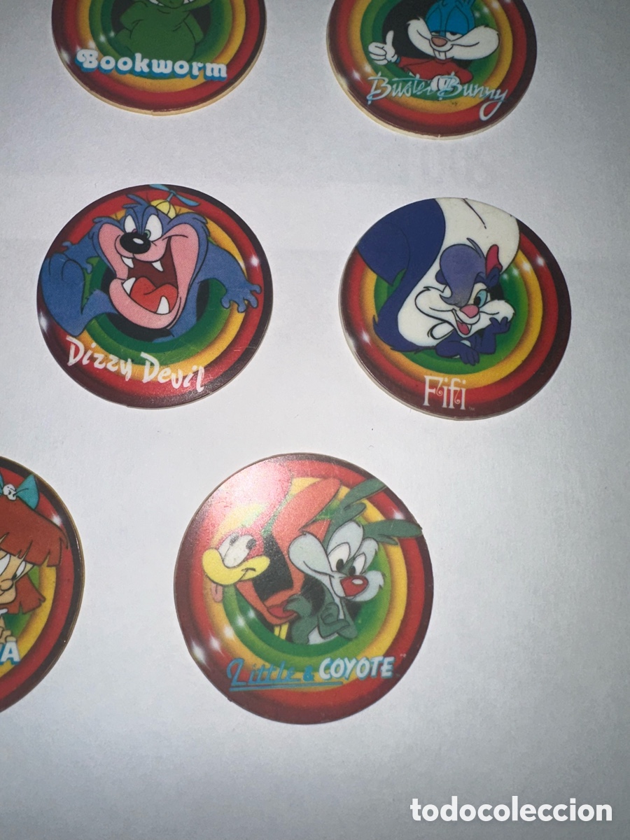 Coleccionismo: Lote 8 Tazos MegaTazo Tiny Toon - Foto 8