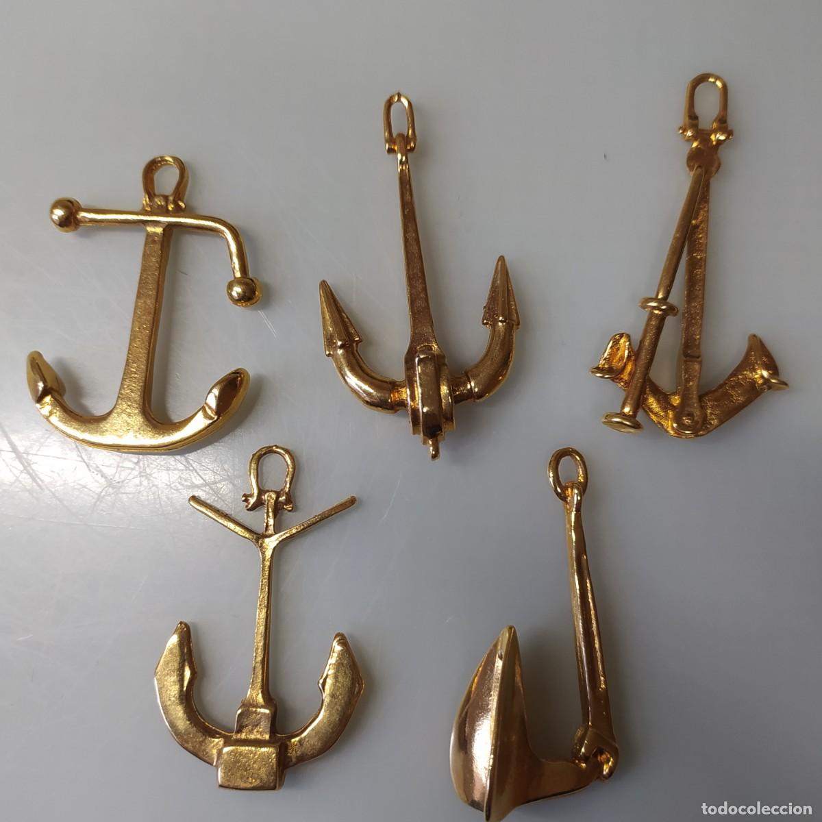 Coleccionismo: CONJUNTO DE ANCLAS EN MINIATURA - Foto 2