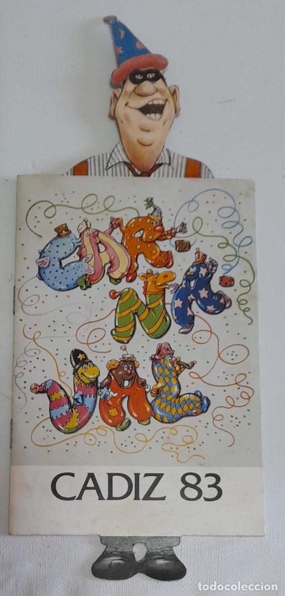 Coleccionismo: PROGRAMA DEL CARNAVAL DE C&Aacute;DIZ DE 1983 - Foto 1
