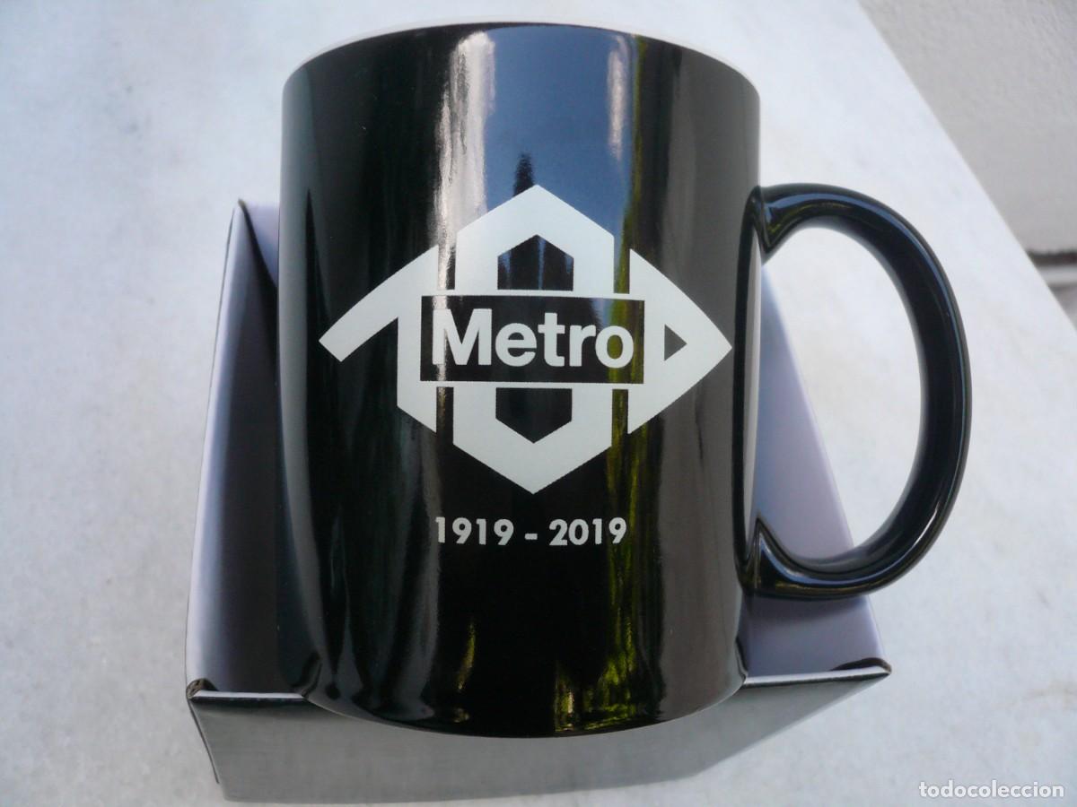Coleccionismo: TAZA Y BOLSA CENTENARIO METRO DE MADRID - Foto 1