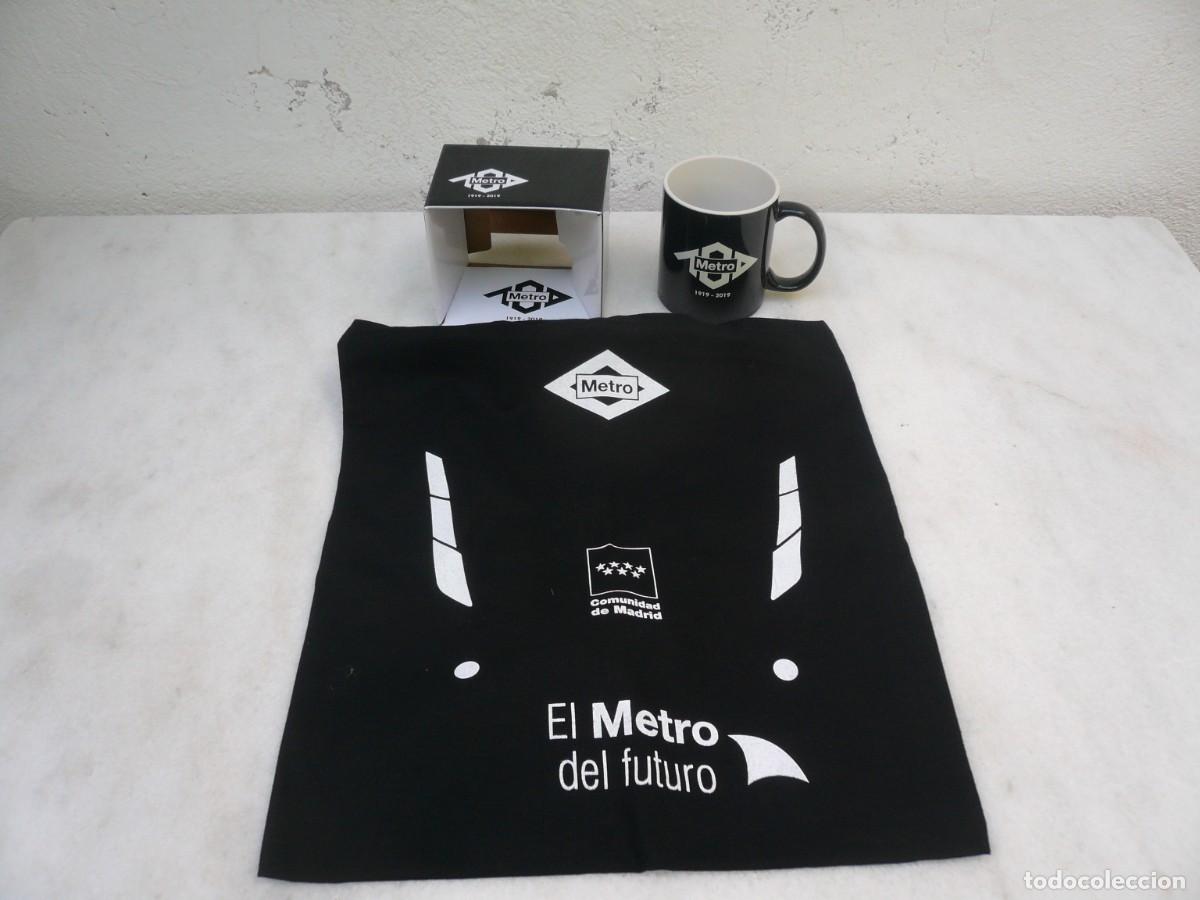 Coleccionismo: TAZA Y BOLSA CENTENARIO METRO DE MADRID - Foto 3