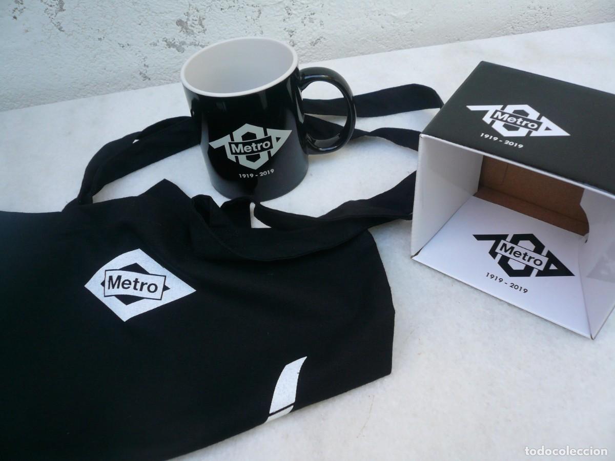 Coleccionismo: TAZA Y BOLSA CENTENARIO METRO DE MADRID - Foto 5