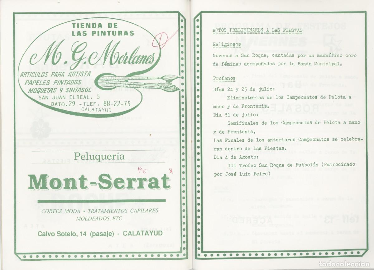Coleccionismo: Programa fiestas Alarba (Zaragoza). 1988 . - Foto 2