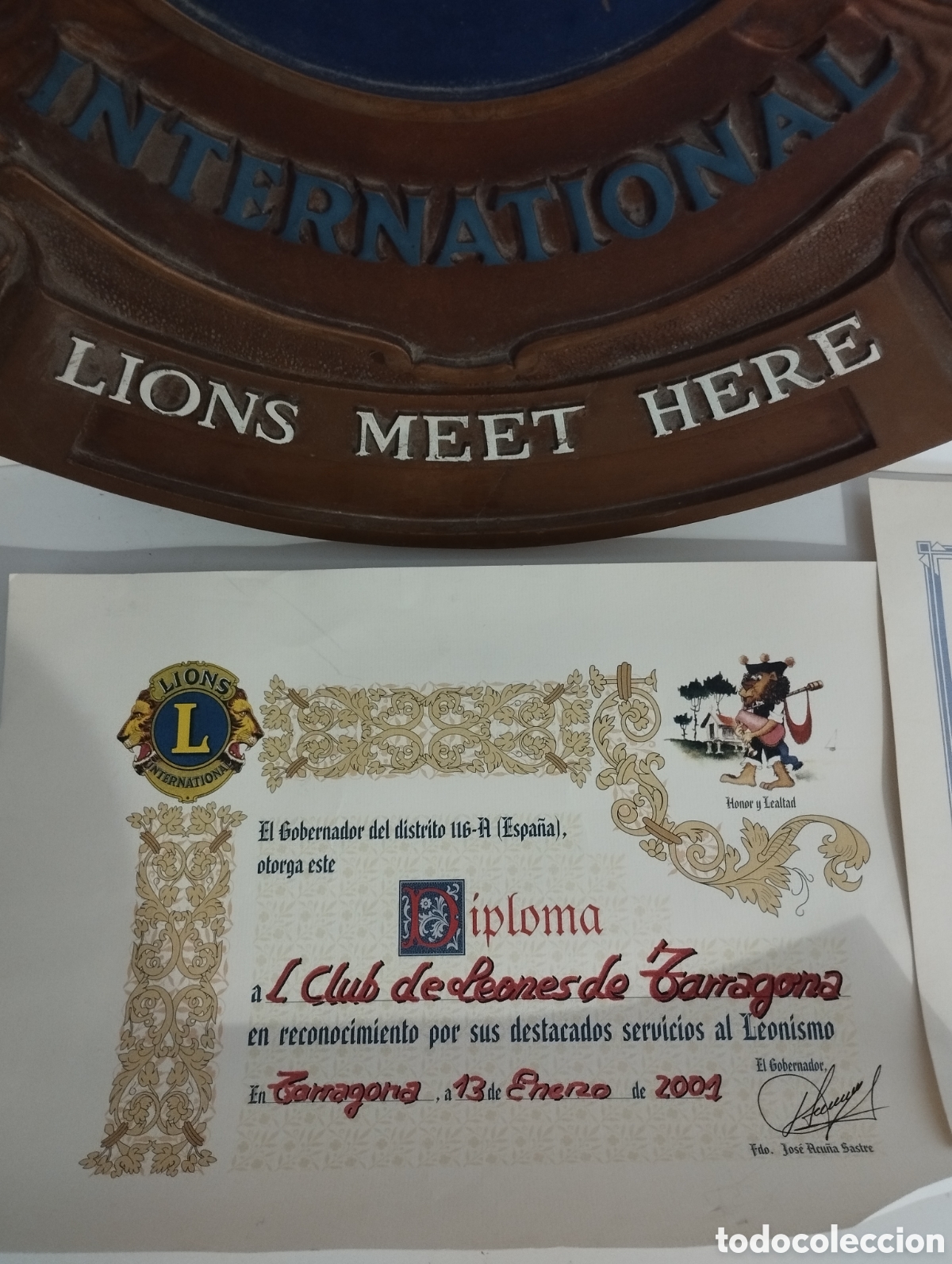 Coleccionismo: Objetos Lion Internacional Tarragona - Foto 9