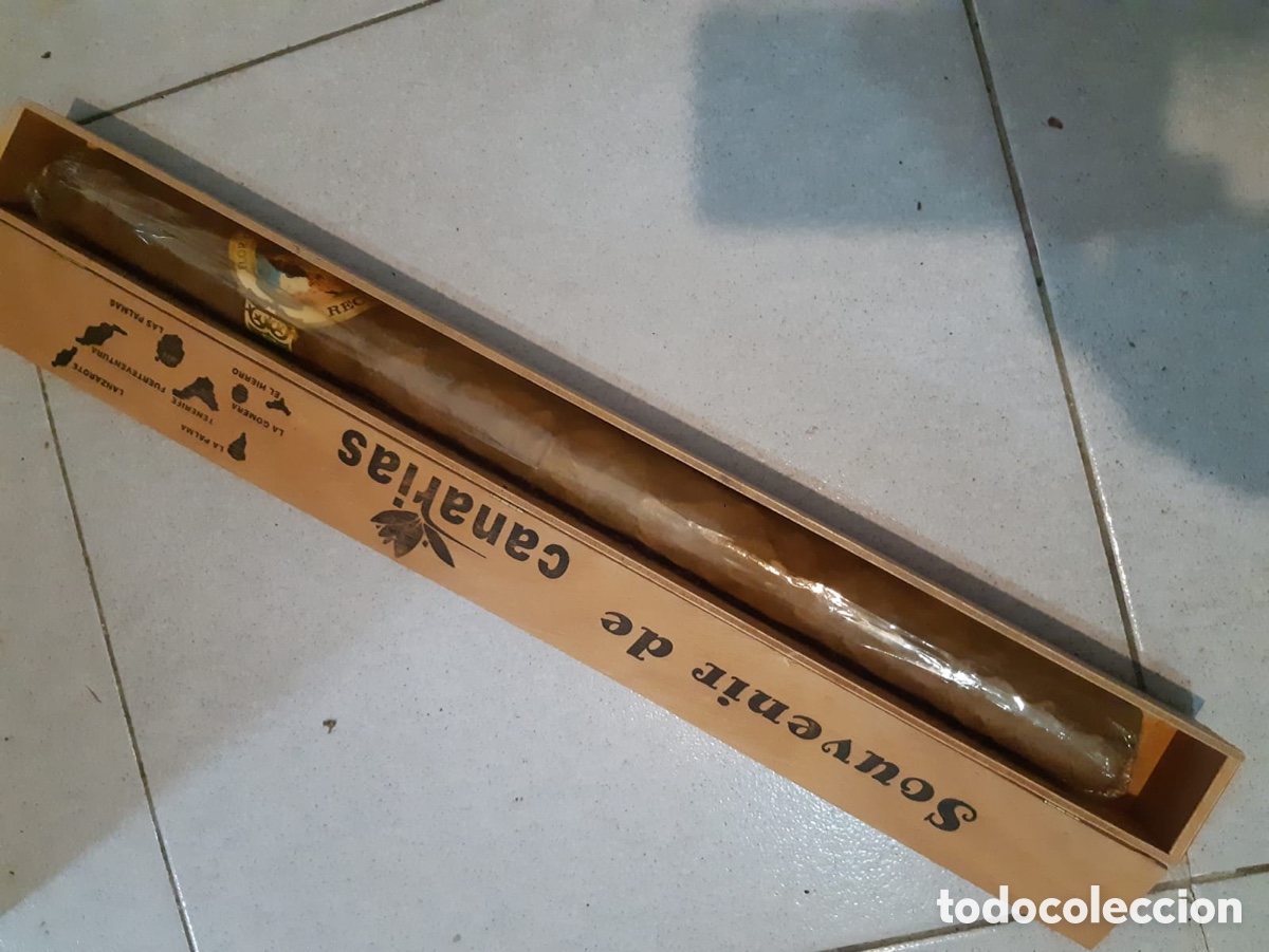 Coleccionismo: Puro de 50cm suvenir de canarias - Foto 1