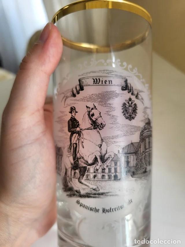 Coleccionismo: Vaso colecci&oacute;n souvenir de Viena - Foto 2