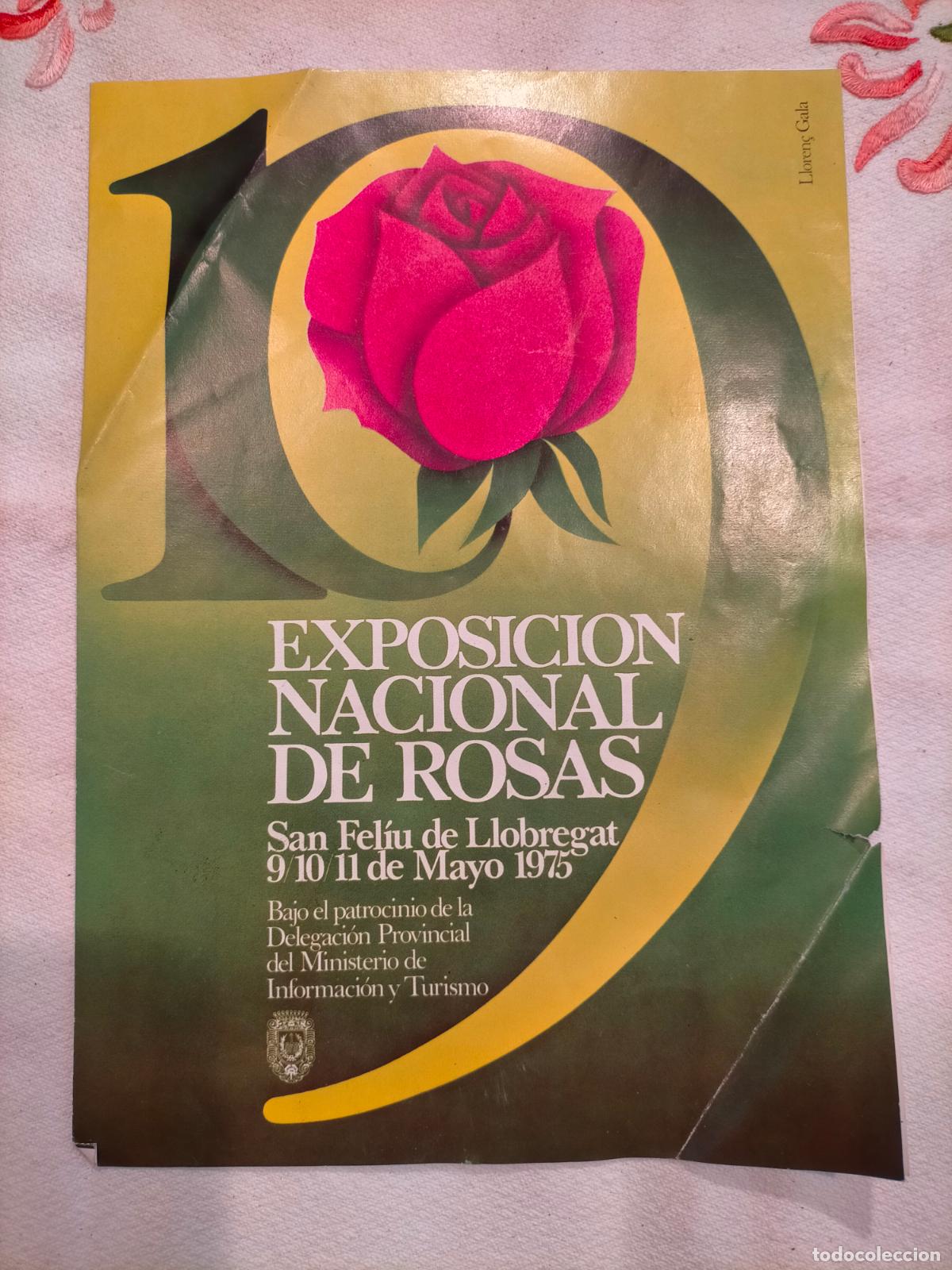 Coleccionismo: Exposicion internacional de rosas San Feliu de Llobregat mayo 1975 cat&aacute;logo