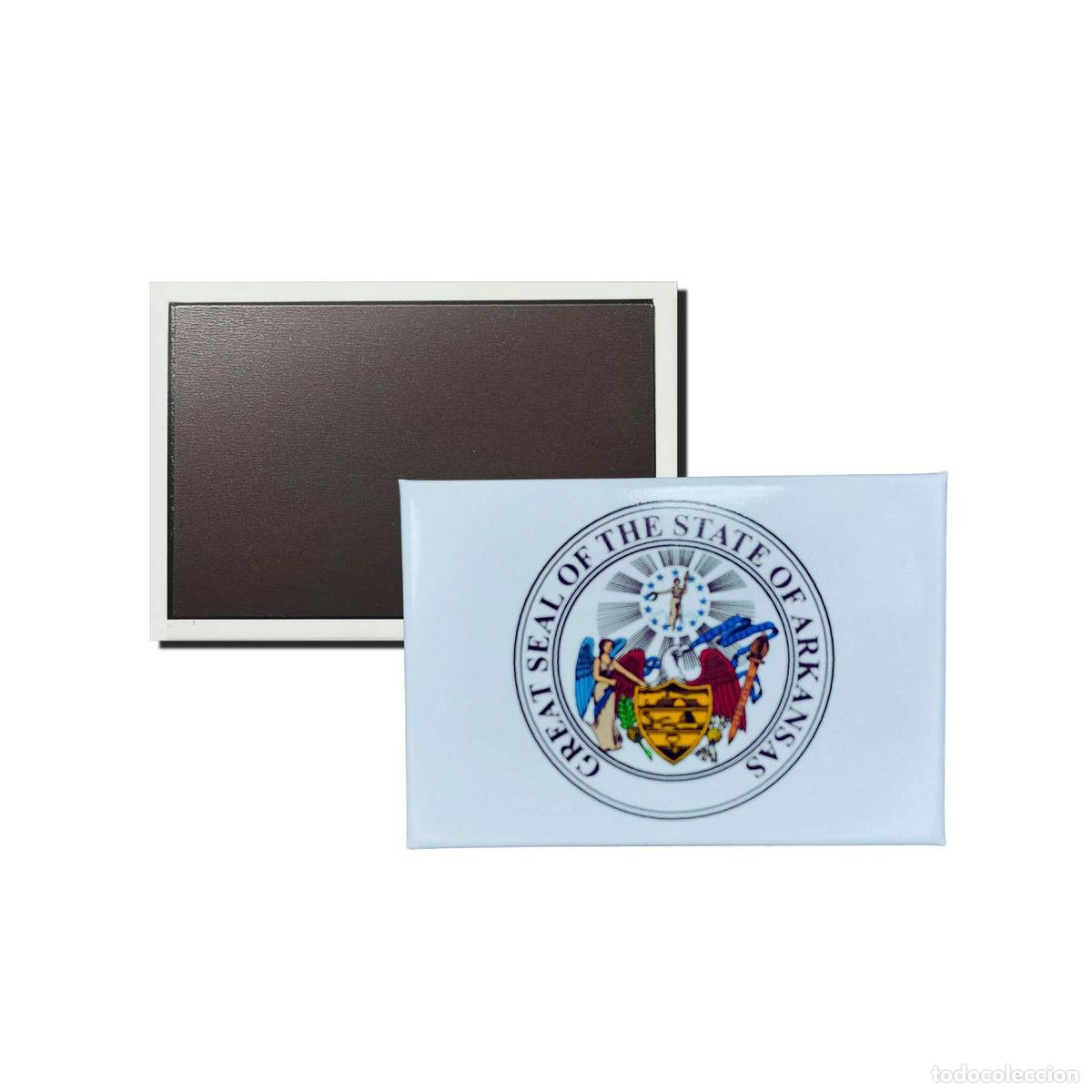 Colecionismo: Im&aacute;n Horizontal - Escudo Estado Arkansas - USA
