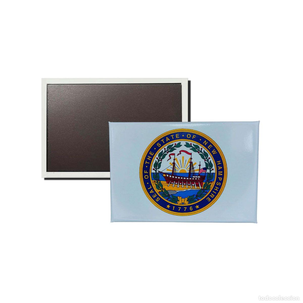Sammeln: Im&aacute;n Horizontal - Escudo Estado New Hampshire - USA