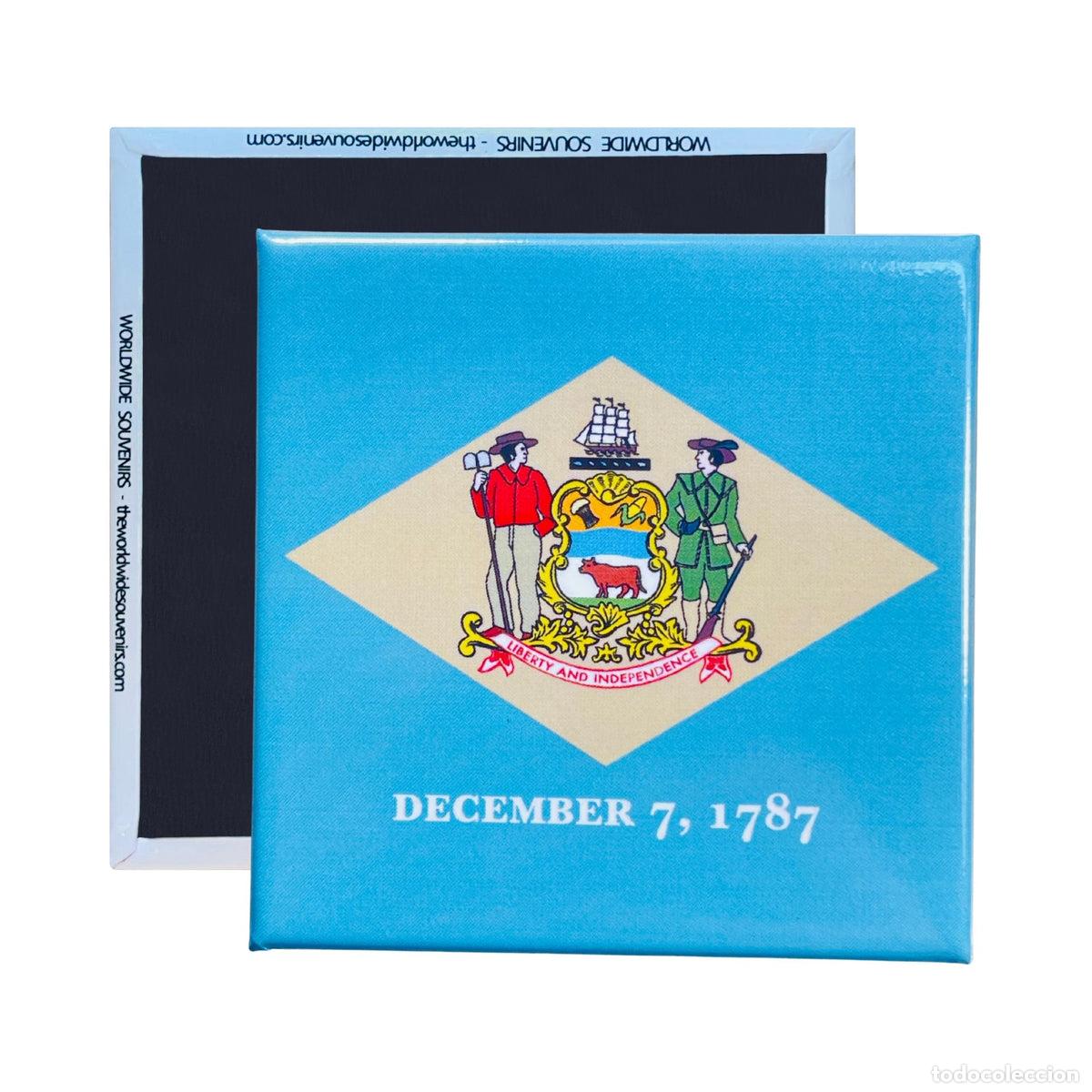 Collecting: Iman Cuadrado - Bandera Estado DELAWARE - USA
