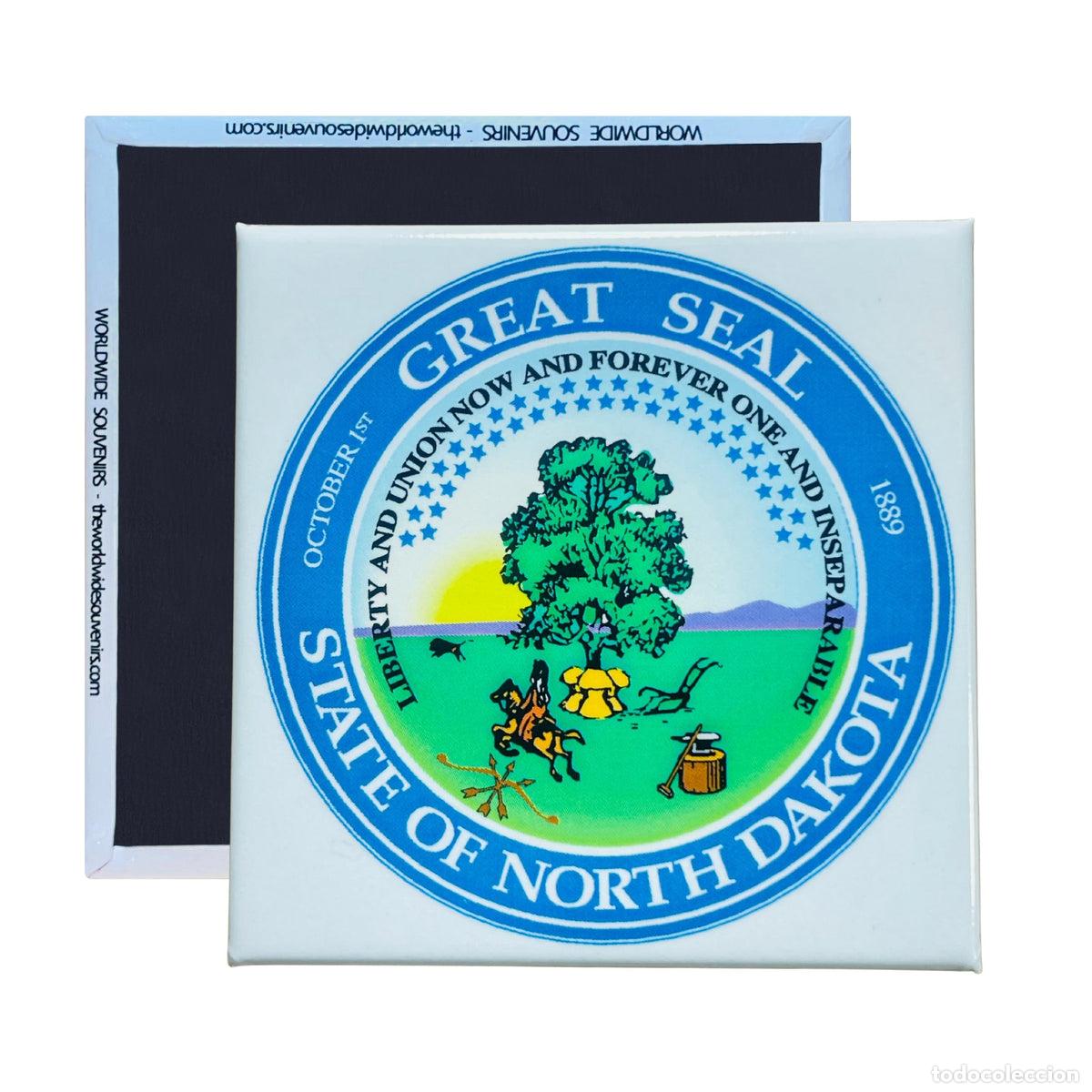 Collecting: Iman Cuadrado - Escudo Estado NORTH DAKOTA - USA