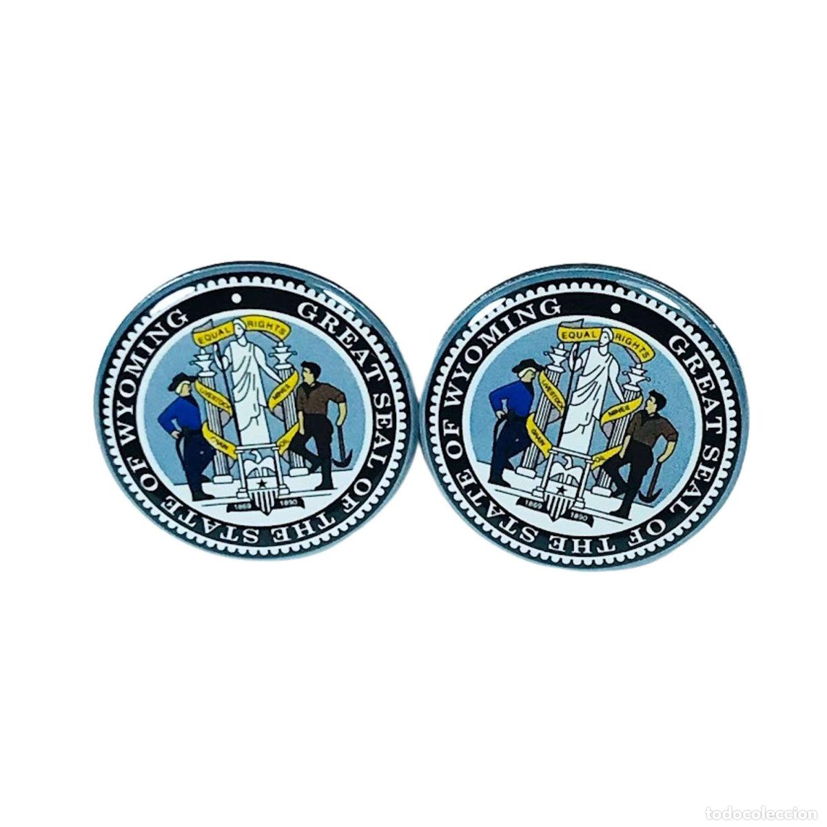 Collectionnisme: Gemelos - Escudo Estado Wyoming - USA