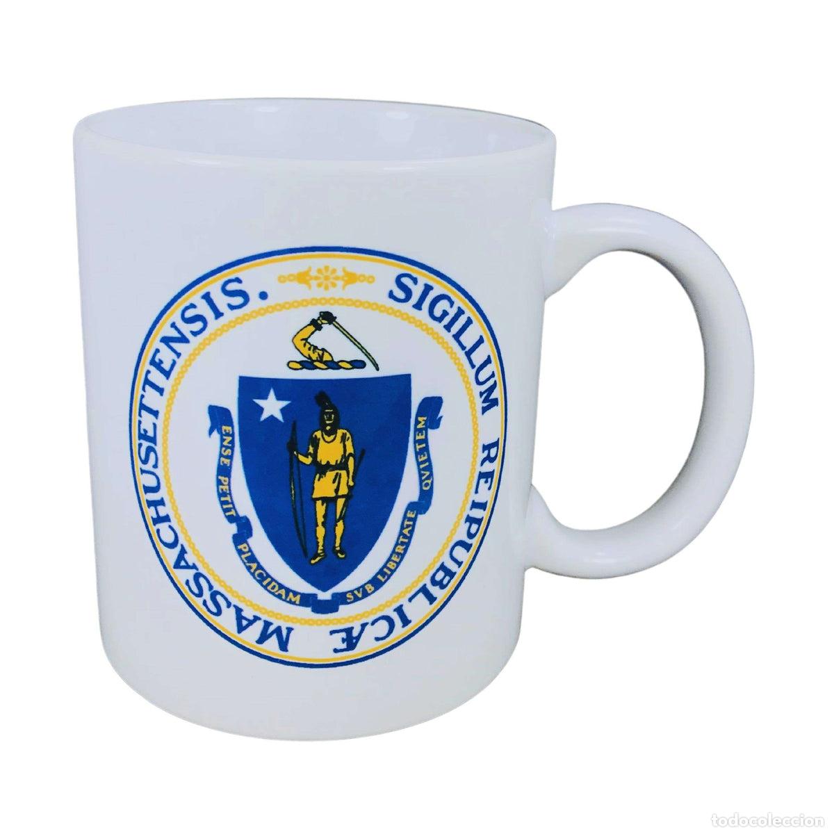 Collectionnisme: Taza - Bandera Estado Massachusetts - USA