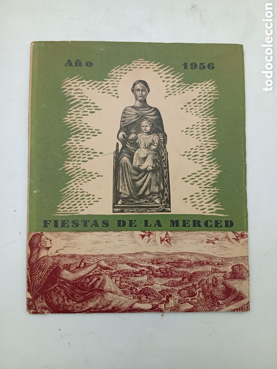 Coleccionismo: Fiestas ciudad de Barcelona virgen Merced 1956