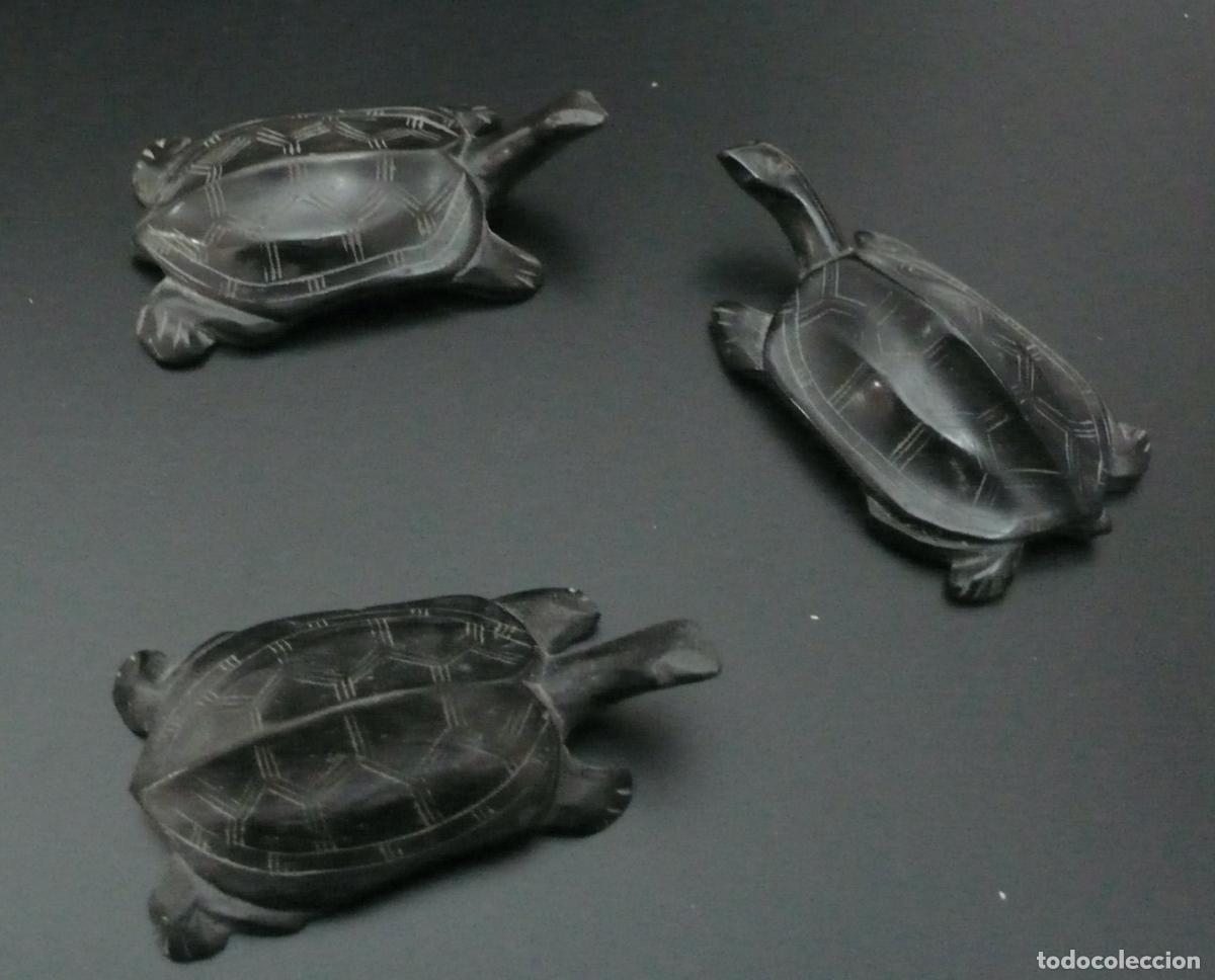 Coleccionismo: LOTE DE TRES TORTUGAS - Foto 2