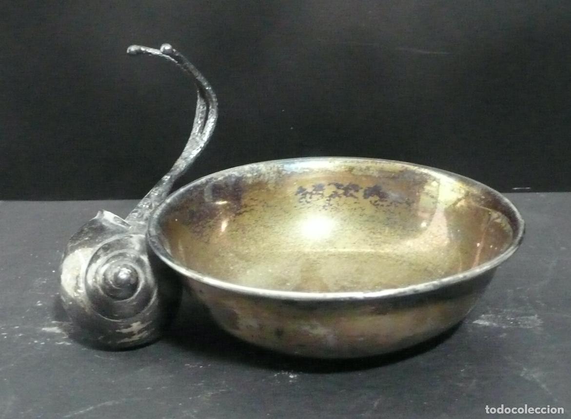 Coleccionismo: PEQUE&Ntilde;O PLATILLO DE METAL - Foto 2