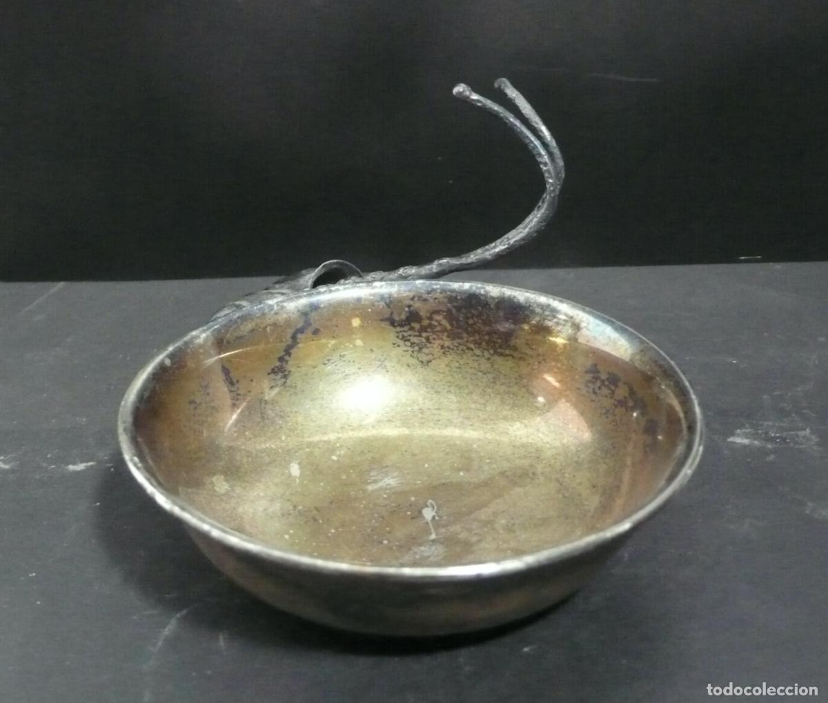 Coleccionismo: PEQUE&Ntilde;O PLATILLO DE METAL - Foto 3