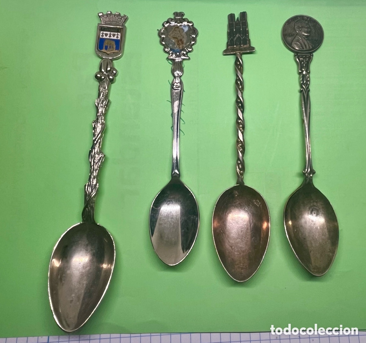 Coleccionismo: 4 CUCHARAS DE COLECCI&Oacute;N VINTAGE - Foto 1