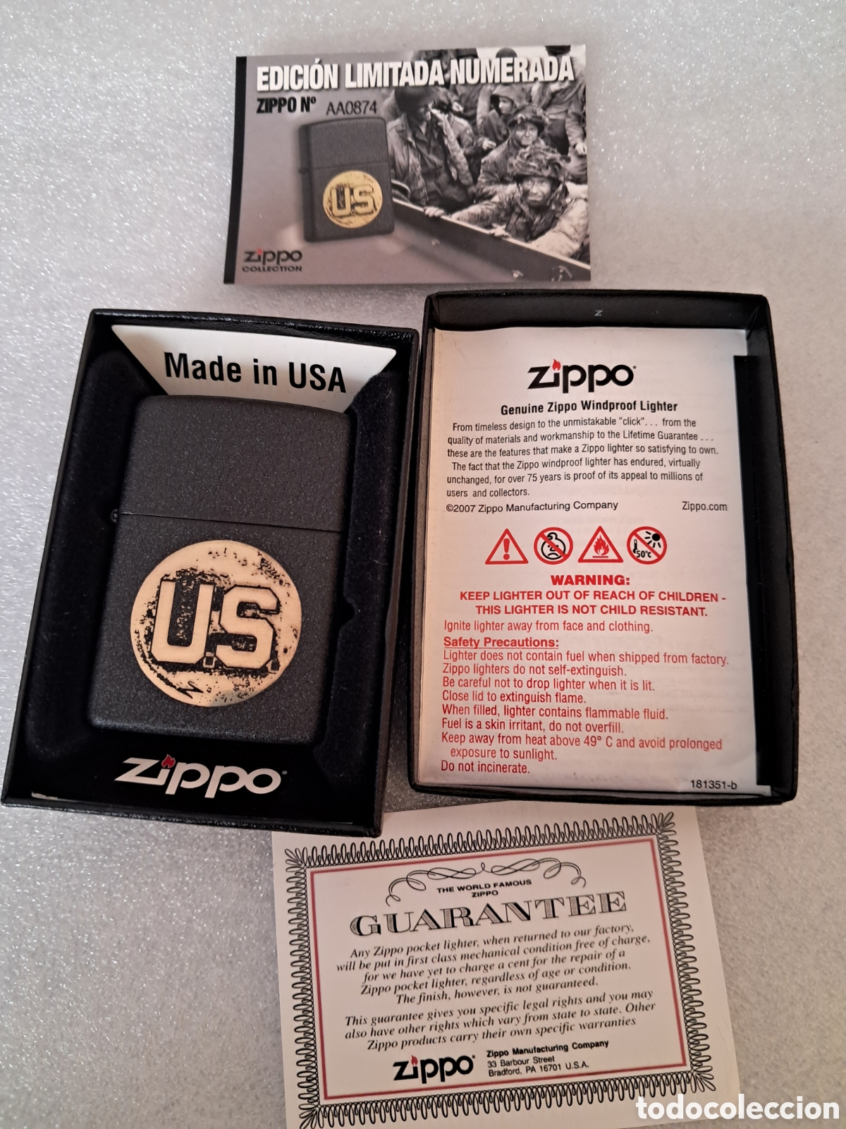 Coleccionismo: Zippo nuevo de colecci&oacute;n US - Foto 3