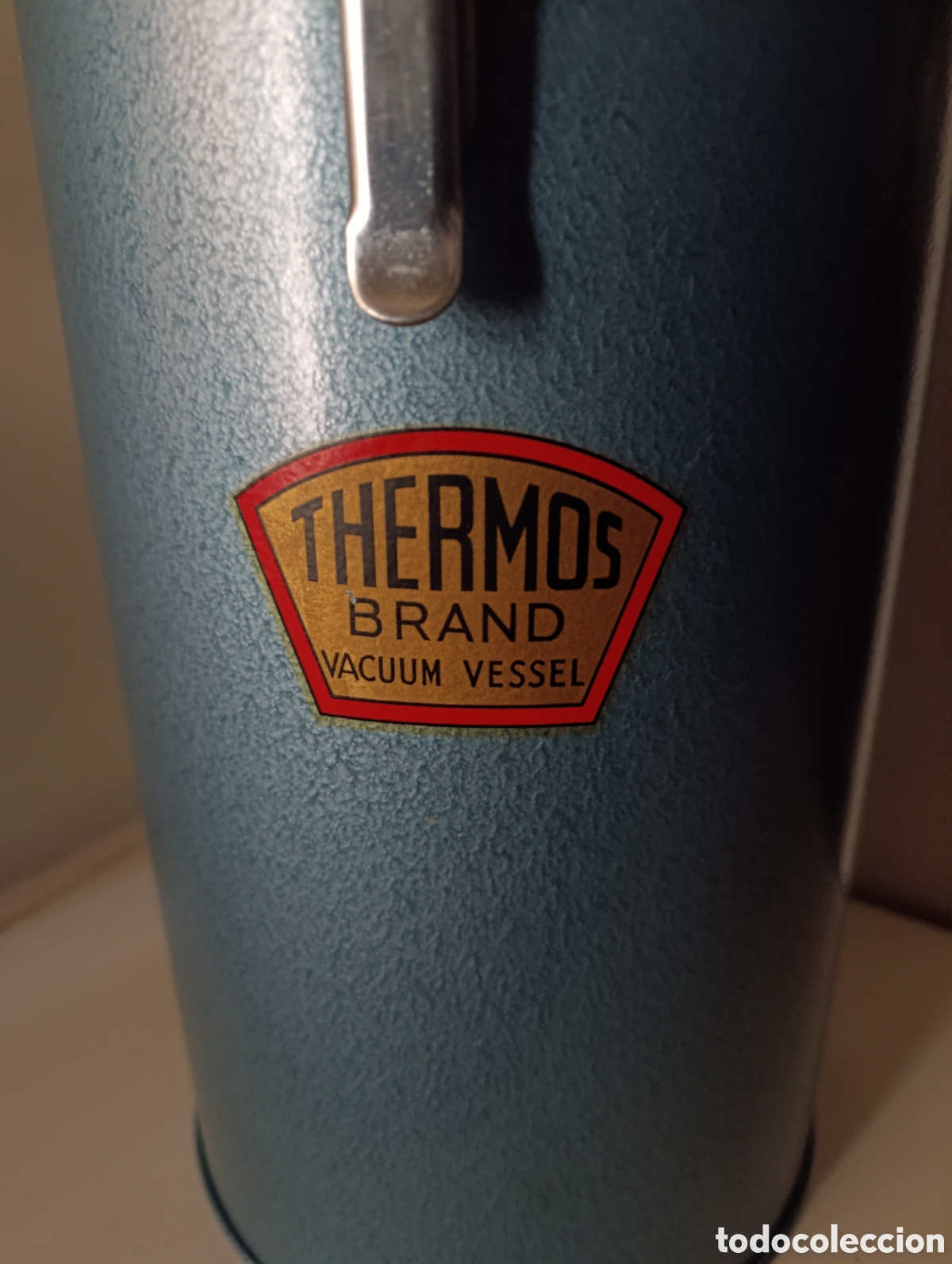 Coleccionismo: cantimplora (o termo) al vac&iacute;o vintage de la marca Thermos - Foto 2