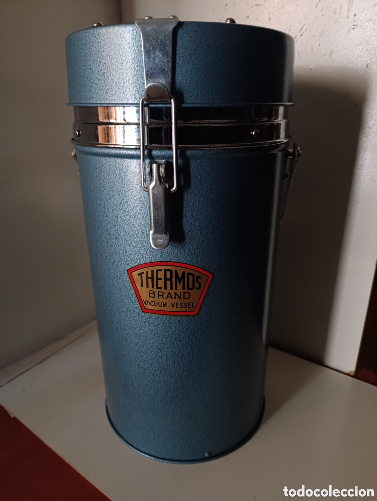 Coleccionismo: cantimplora (o termo) al vac&iacute;o vintage de la marca Thermos - Foto 1