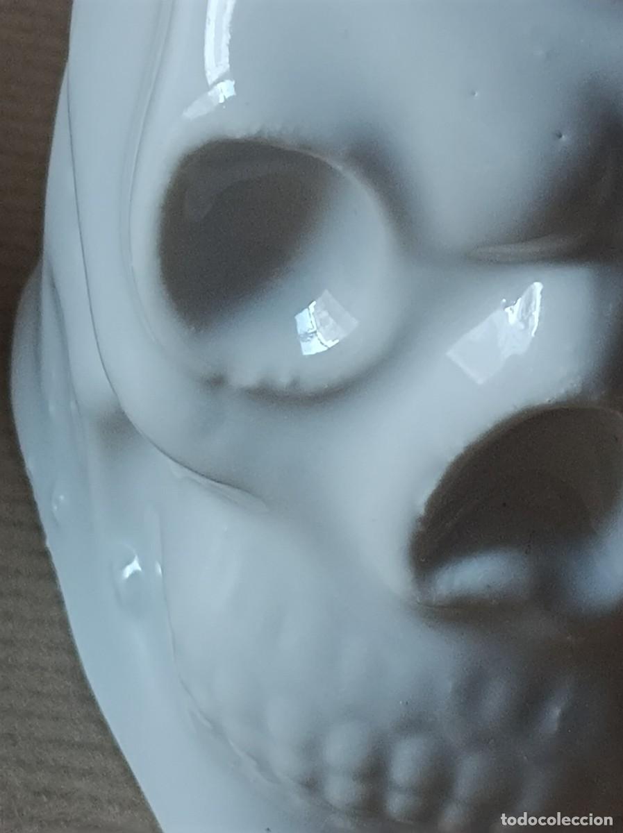 Coleccionismo: VASO EN FORMA DE CALAVERA PUB LA MORGUE VALENCIA - Foto 3