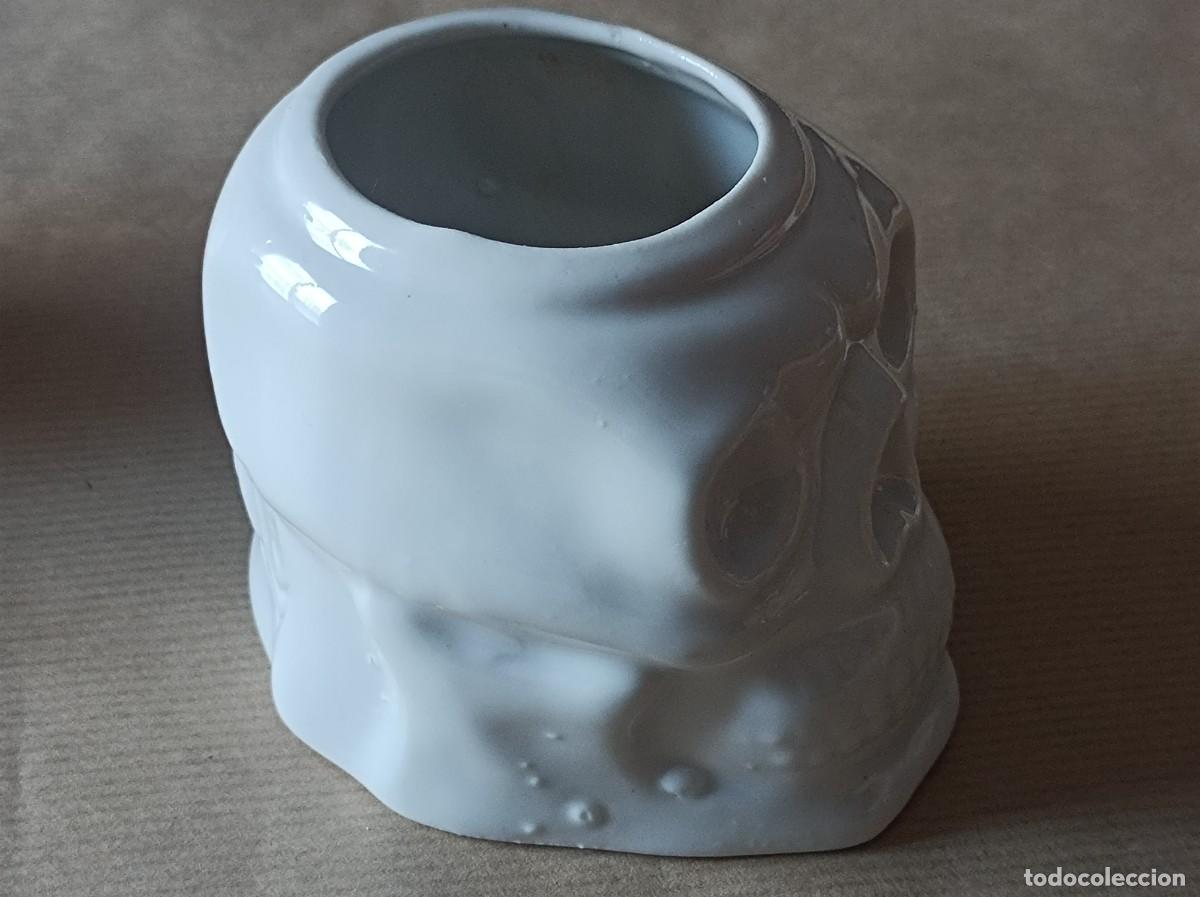 Coleccionismo: VASO EN FORMA DE CALAVERA PUB LA MORGUE VALENCIA - Foto 4
