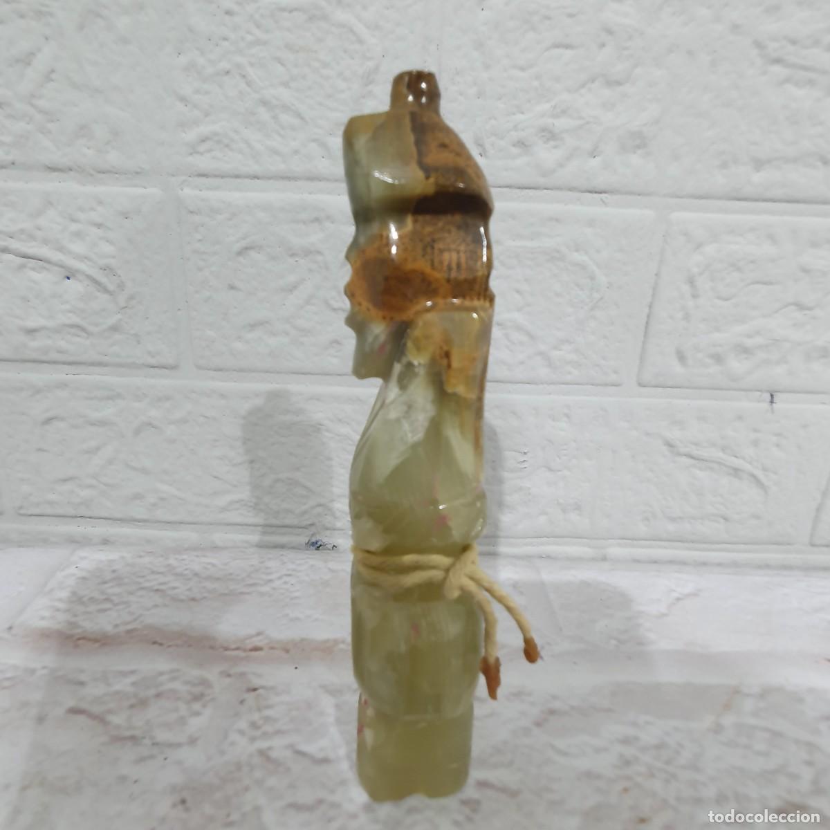 Coleccionismo: Figura tallada en onix - Foto 2