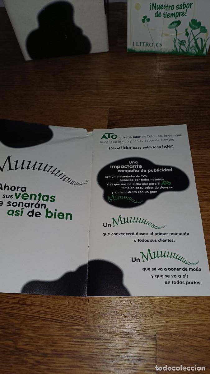 Coleccionismo: Brik publicitario Llet Ato - Foto 2