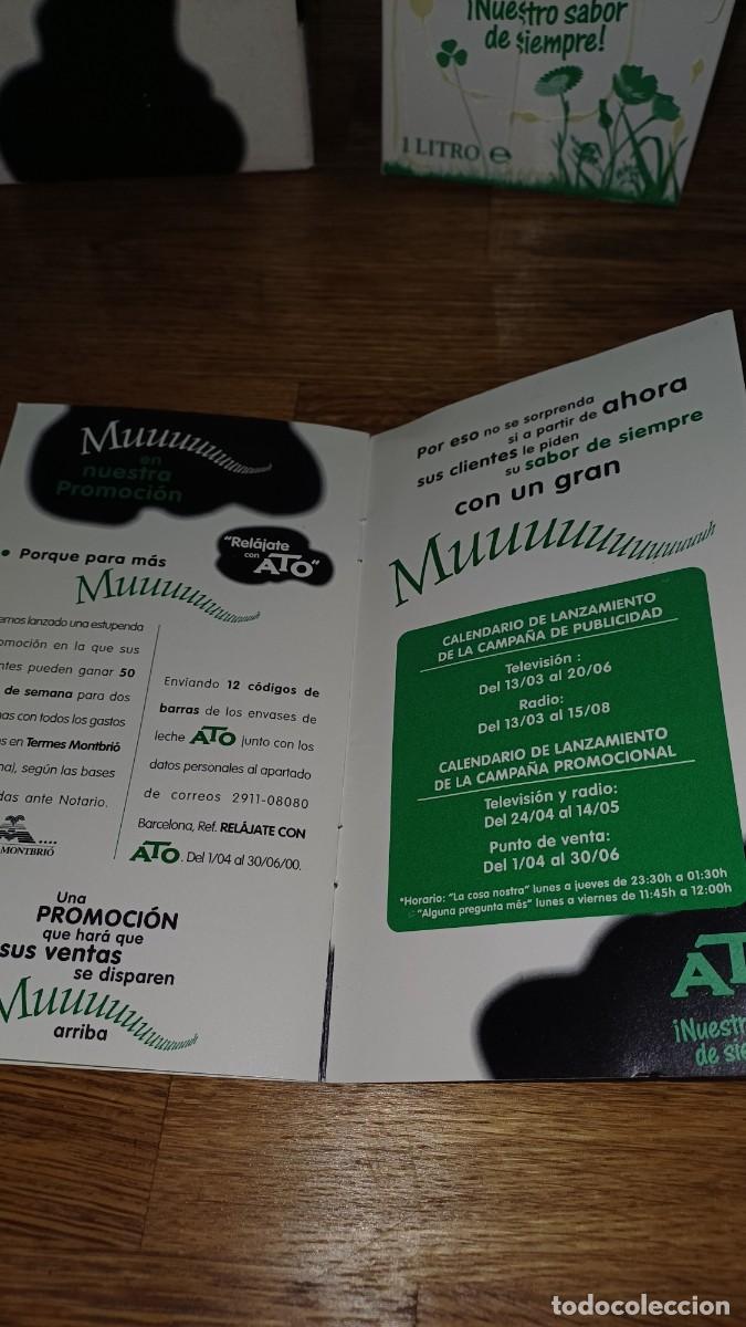 Coleccionismo: Brik publicitario Llet Ato - Foto 4