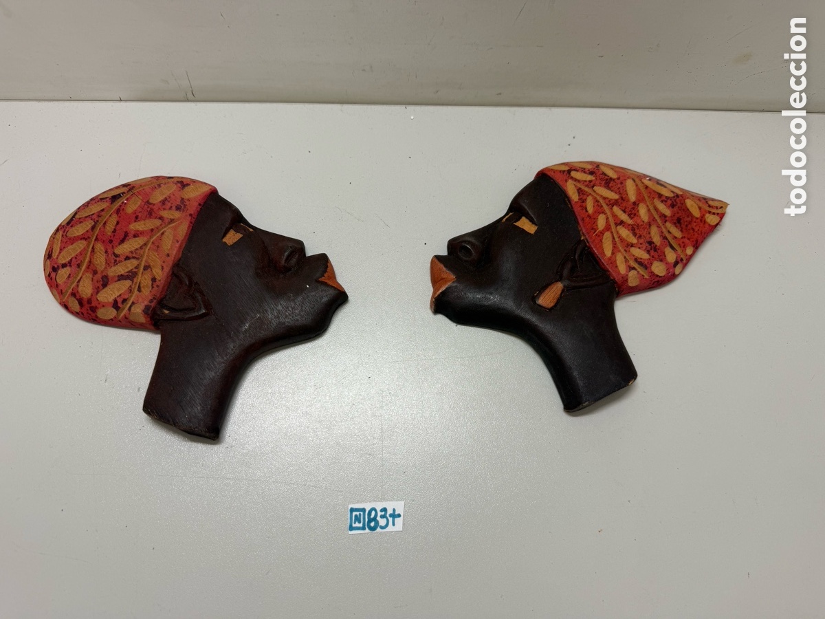 Coleccionismo: Figuras decorativas, madera africanas - Foto 1