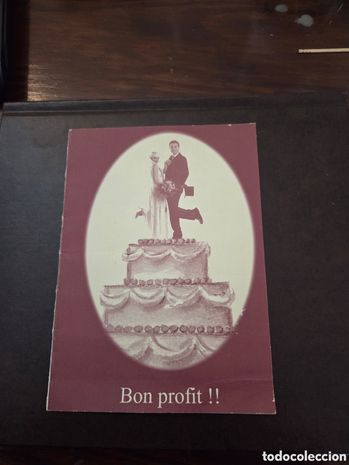 Coleccionismo: Menu de boda del 2003 - Foto 1