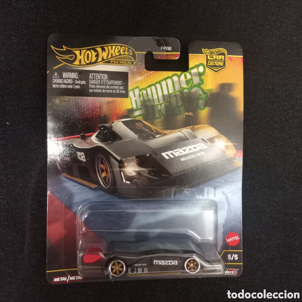 Coleccionismo: Hot wheels premium mazda 787B negro - Foto 3