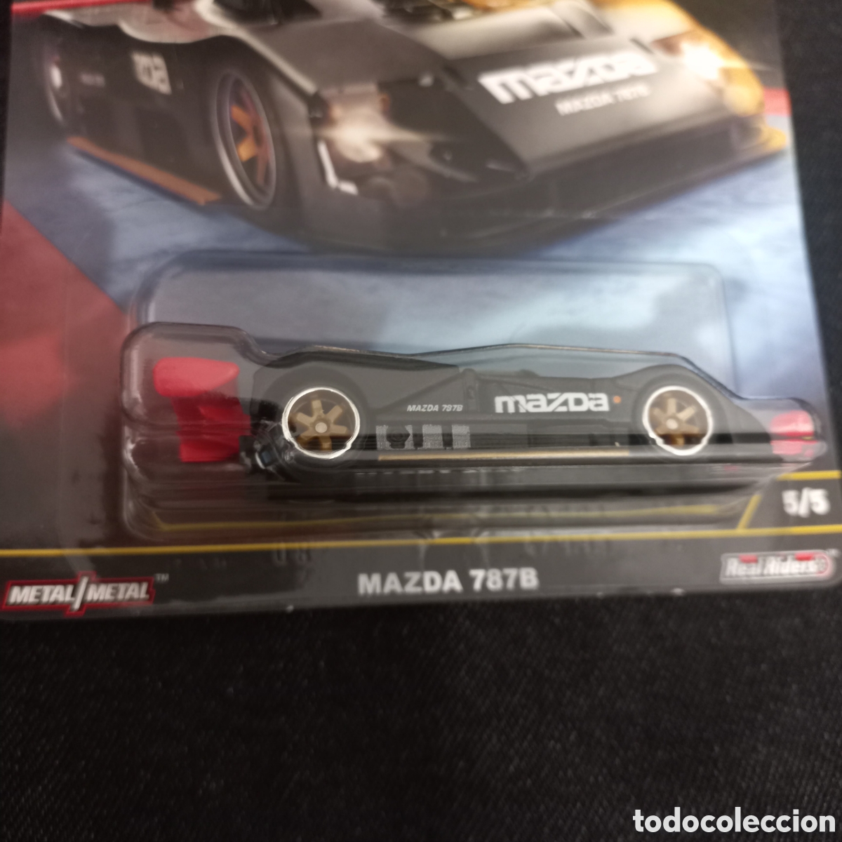 Coleccionismo: Hot wheels premium mazda 787B negro - Foto 5