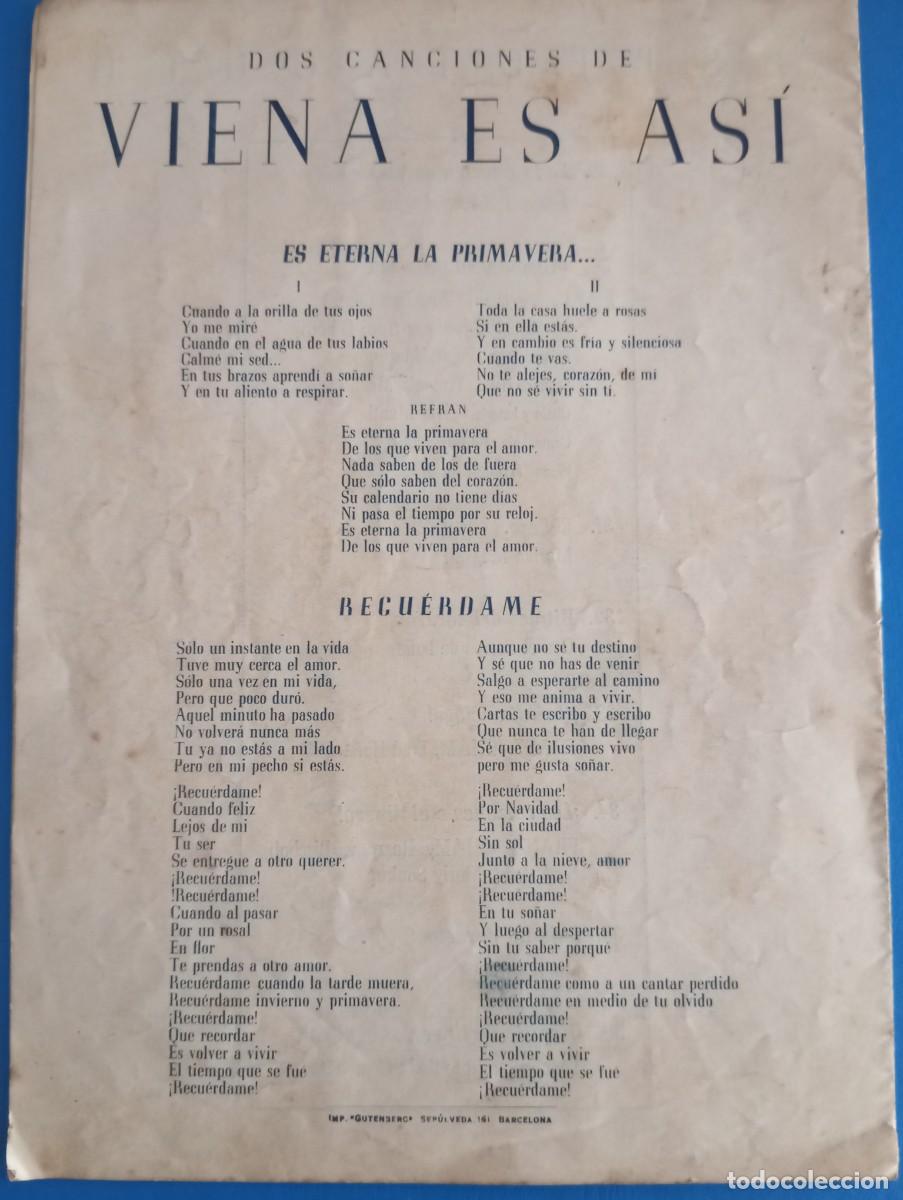 Coleccionismo: PROGRAMA DEL TEATRO ESPA&Ntilde;OL, VIENA ES AS&Iacute; - Foto 5