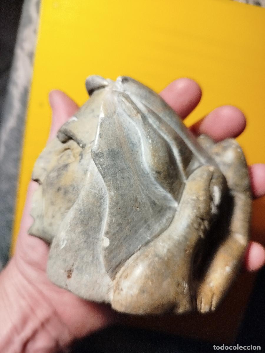 Coleccionismo: Talla en piedra Indio - Foto 4