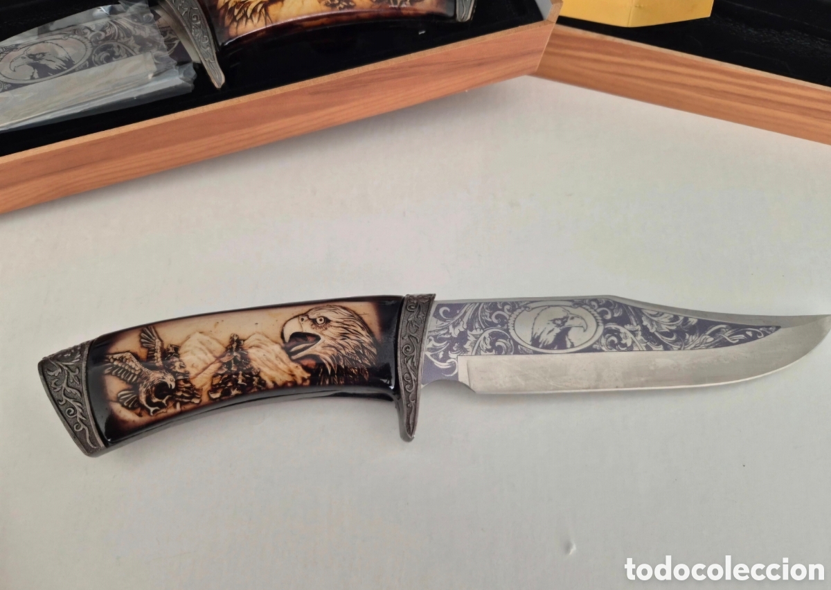 Coleccionismo: Cuchillo &aacute;guilas decorativo - Foto 2