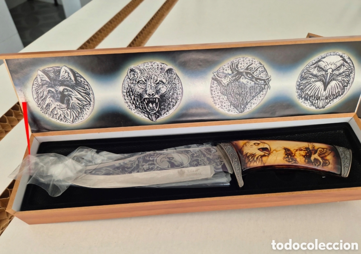 Coleccionismo: Cuchillo &aacute;guilas decorativo - Foto 3
