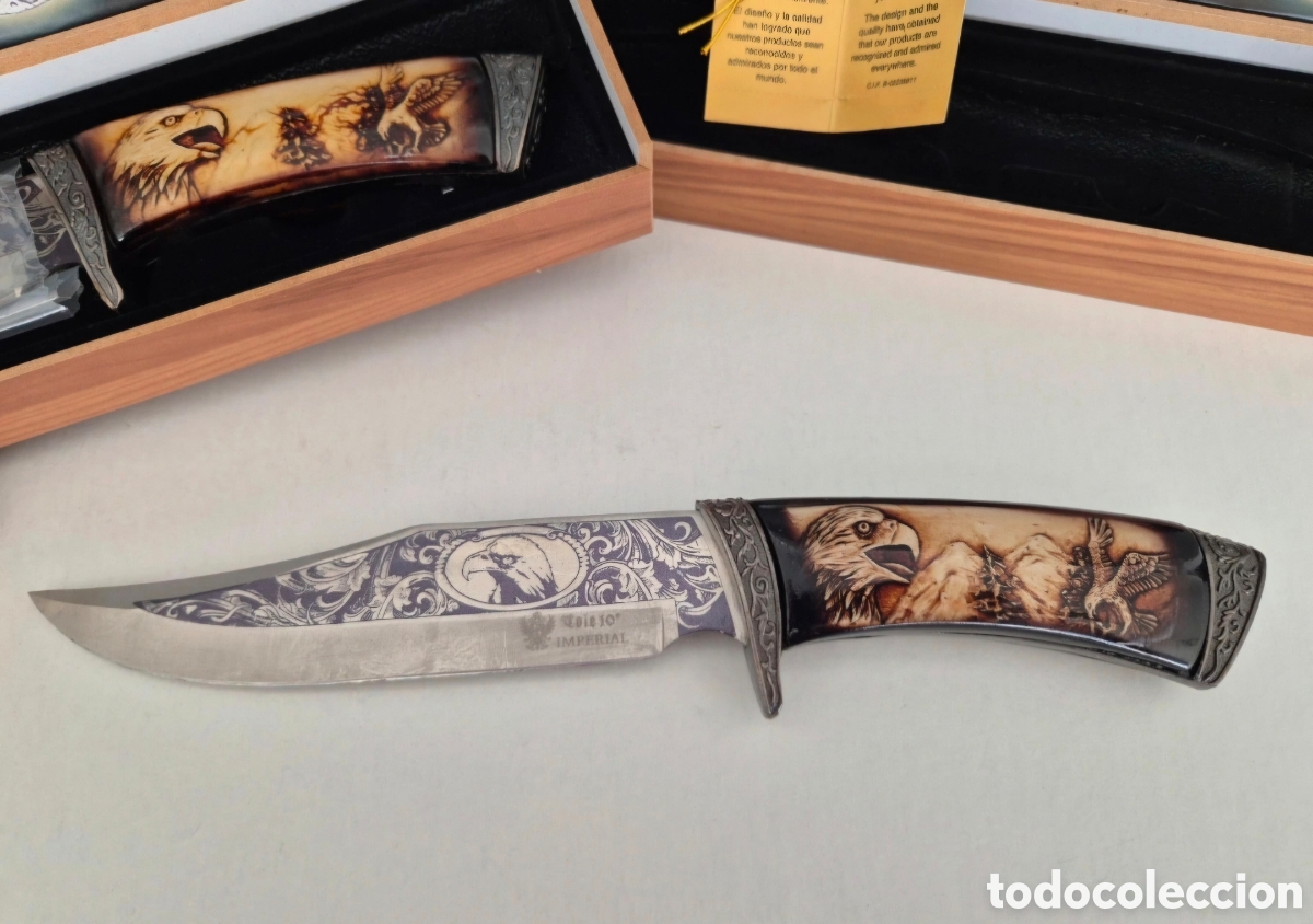 Coleccionismo: Cuchillo &aacute;guilas decorativo - Foto 4