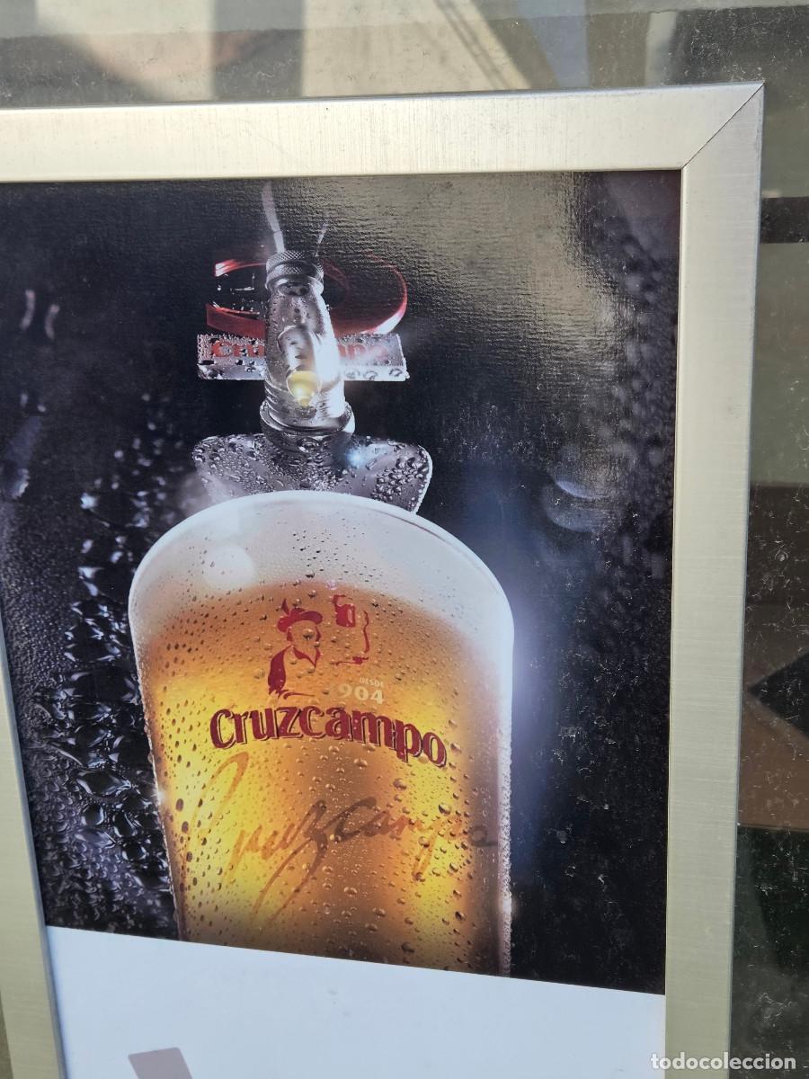 Coleccionismo: cuadro con lamina de publicidad - Foto 2